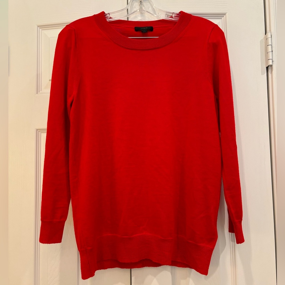JCrew Red Sweater in Size M